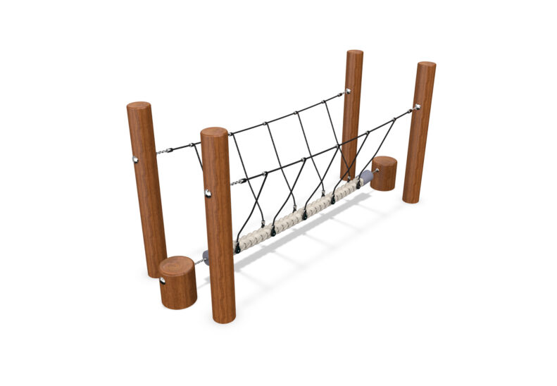 CCN-025 NATURALplay Burmese Balance Bridge 3m