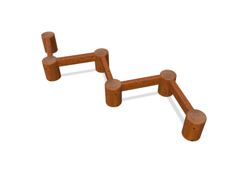 SNP-29 KliX NATURALplay Zig Zag Balance Beam